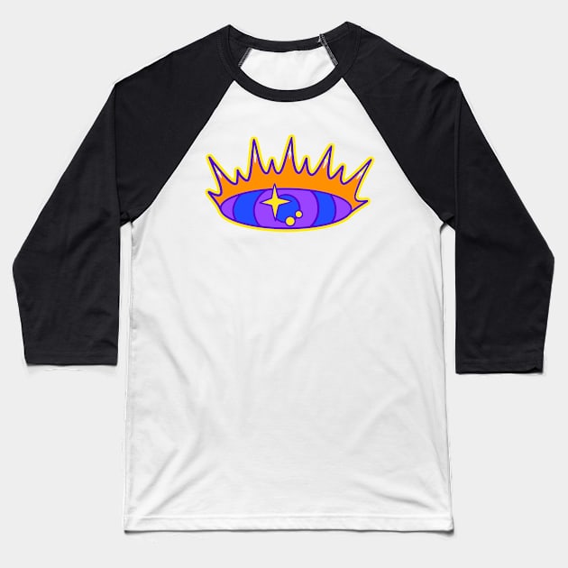 Star Eye Baseball T-Shirt by yoy vector
